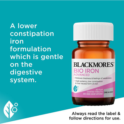 Blackmores Bio Iron Advanced Energy Support Tablets 30 pack