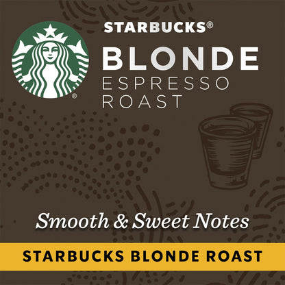 Starbucks By Nespresso Blonde Espresso Roast Coffee Pods 10 Pack