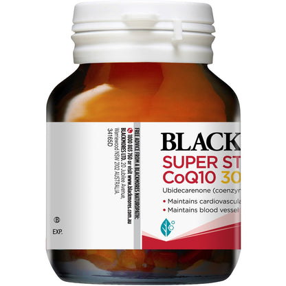 Blackmores Super Strength CoQ10 300mg Heart Health Vitamin Tablets 30 pack