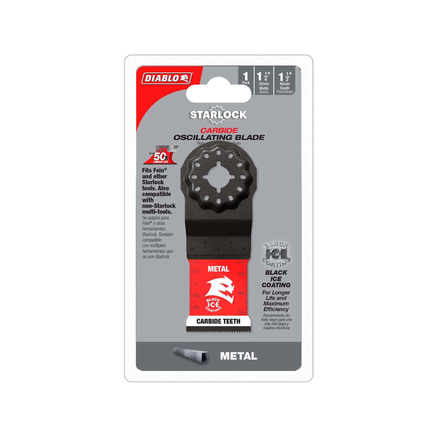 Diablo Starlock Carbide Multi Tool Blade for Metal - 32mm