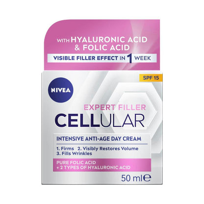 Nivea Cellular Expert Filler Intensive Anti Age Day Care SPF 15 - 50mL
