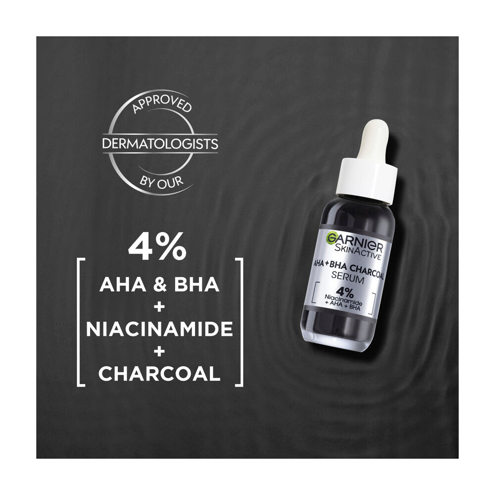 Garnier Pure Active Charcoal Serum - 30mL