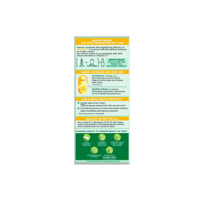 Garnier Vitamin C Brightening Serum Cream Spf15 - 50mL