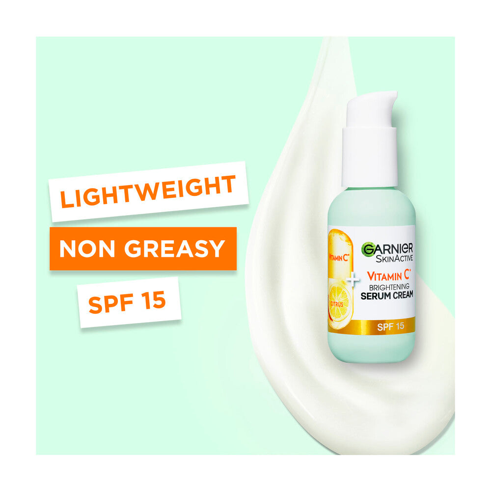 Garnier Vitamin C Brightening Serum Cream Spf15 - 50mL