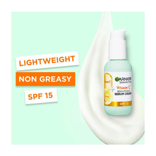 Garnier Vitamin C Brightening Serum Cream Spf15 - 50mL
