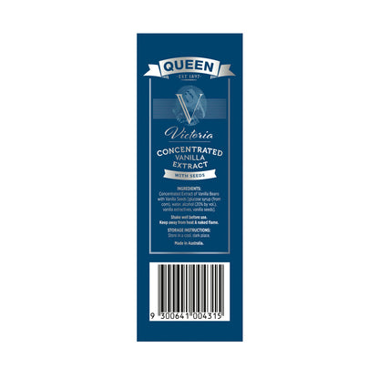 Queen Vic Concentrated Vanilla Extract W Seeds - 100mL