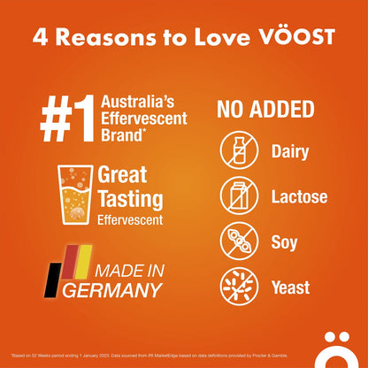 VOOST Effervescent Sport Hydration Orange 10 pack