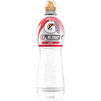 Gatorade G Active Water Sports Drinks Berry No Sugar 600ml