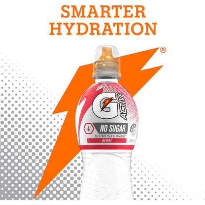 Gatorade G Active Water Sports Drinks Berry No Sugar 600ml
