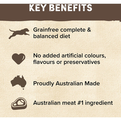 Natures Goodness Grain Free Adult Dry Dog Food Chicken, Lamb & Garden Veges 7kg