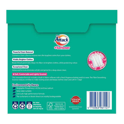 Biozet Attack Laundry Powder With Softener 2kg