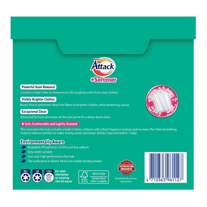 Biozet Attack Attack Laundry Powder With Softener 2kg