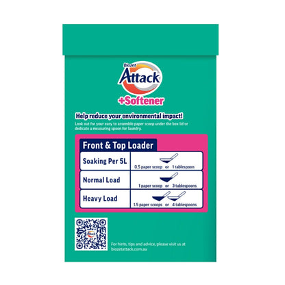 Biozet Attack Attack Laundry Powder With Softener 2kg