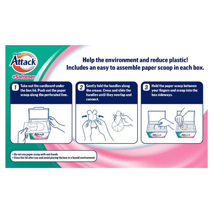 Biozet Attack Laundry Powder With Softener 2kg