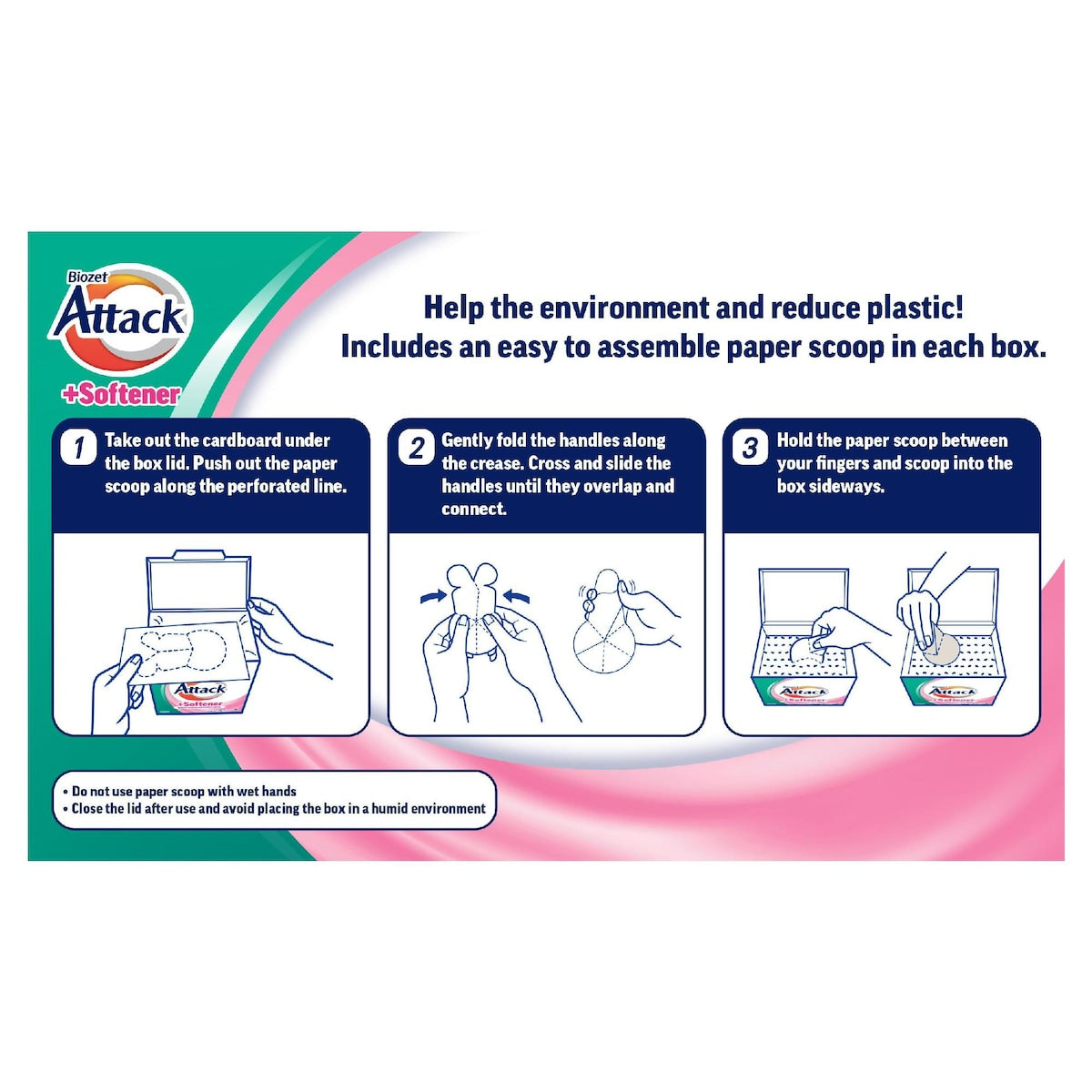 Biozet Attack Attack Laundry Powder With Softener 2kg