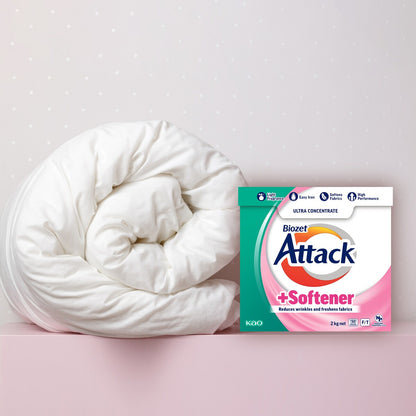 Biozet Attack Laundry Powder With Softener 2kg