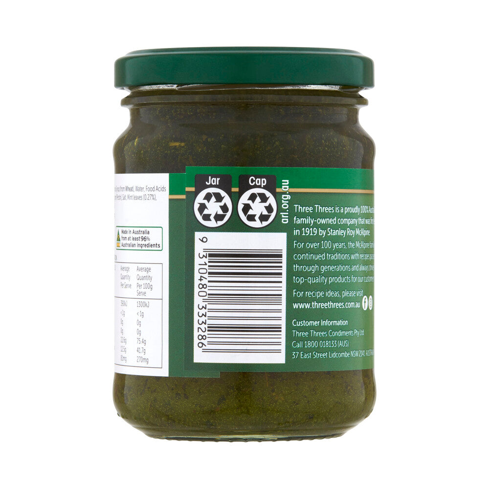 Three Threes Mint Jelly - 300g