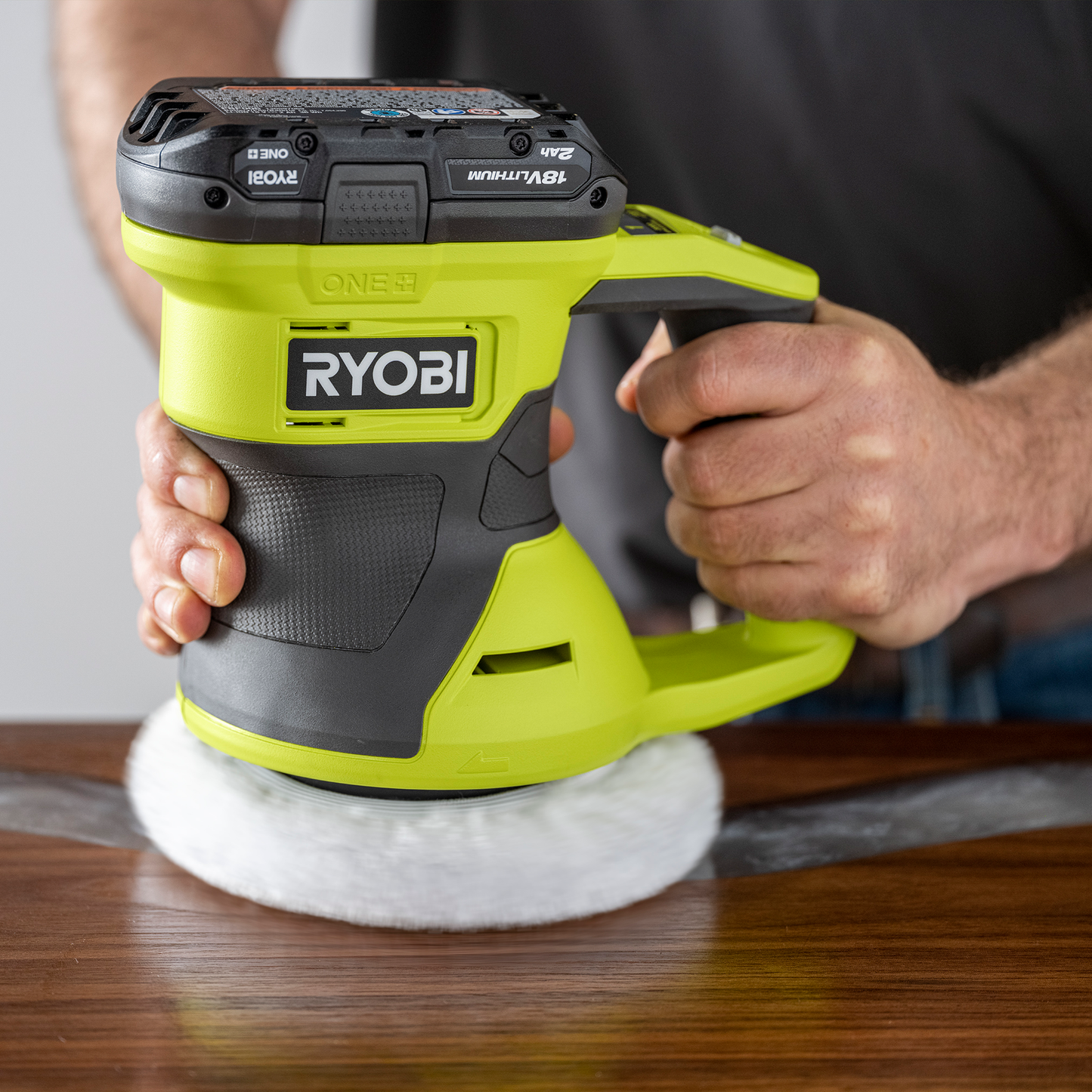 Ryobi Random Orbital Buffer Polisher - 18V One - 150mm
