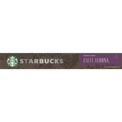 Starbucks By Nespresso Caffe Verona Coffee Pods 10 Pack