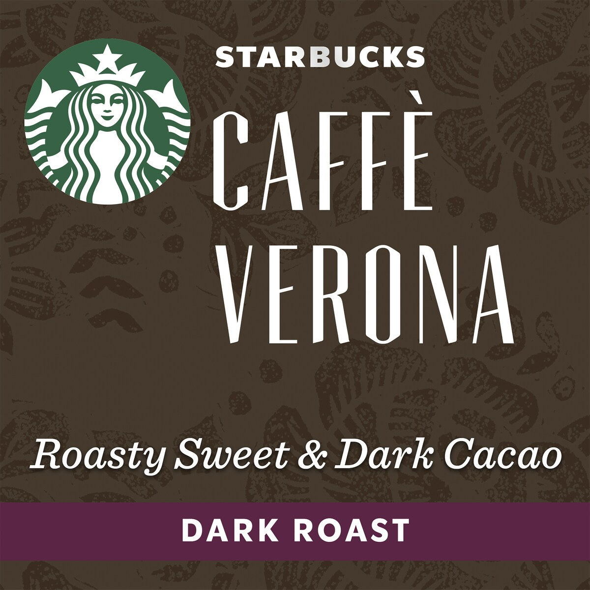 Starbucks by Nespresso Caffe Verona Coffee Pods Capsules 10 Pack