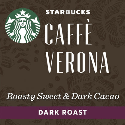 Starbucks by Nespresso Caffe Verona Coffee Pods Capsules 10 Pack
