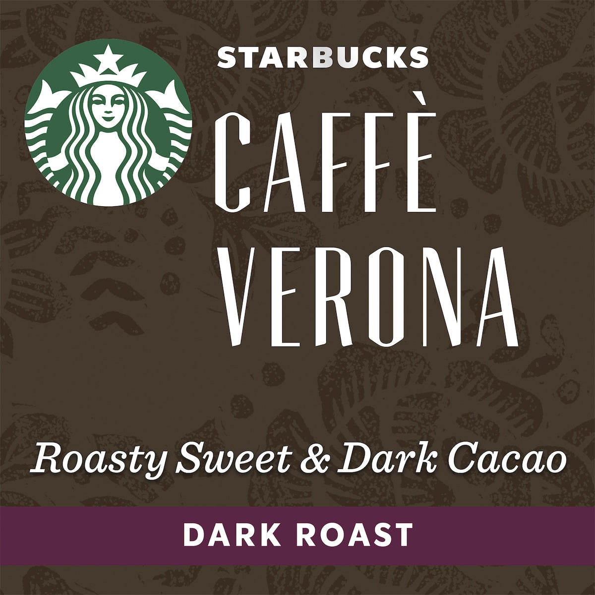 Starbucks By Nespresso Caffe Verona Coffee Pods 10 Pack