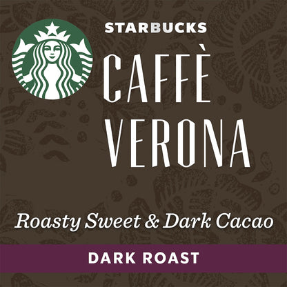 Starbucks By Nespresso Caffe Verona Coffee Pods 10 Pack