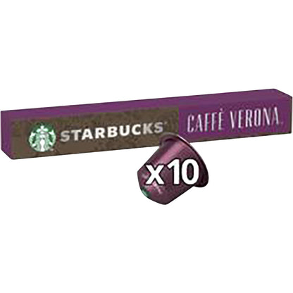 Starbucks By Nespresso Caffe Verona Coffee Pods 10 Pack