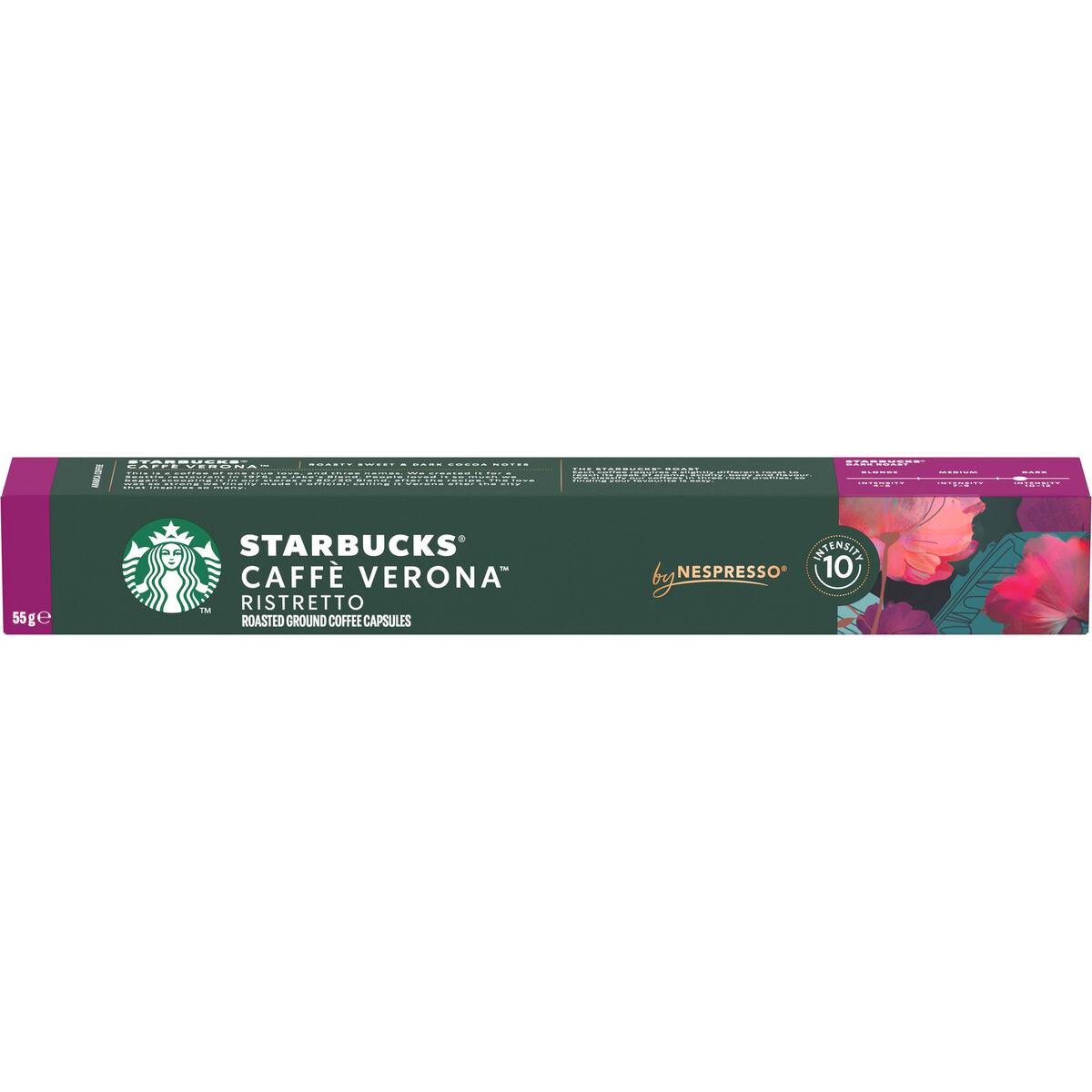 Starbucks By Nespresso Caffe Verona Coffee Pods 10 Pack