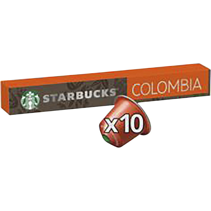 Starbucks by Nespresso Single Origin Colombia Coffee Pods Capsules 10 Pack