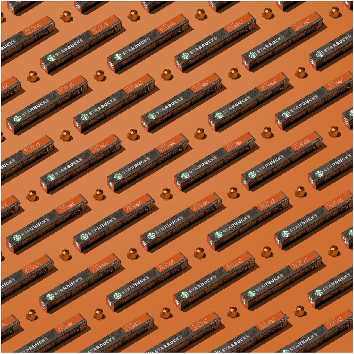 Starbucks by Nespresso Single Origin Colombia Coffee Pods Capsules 10 Pack