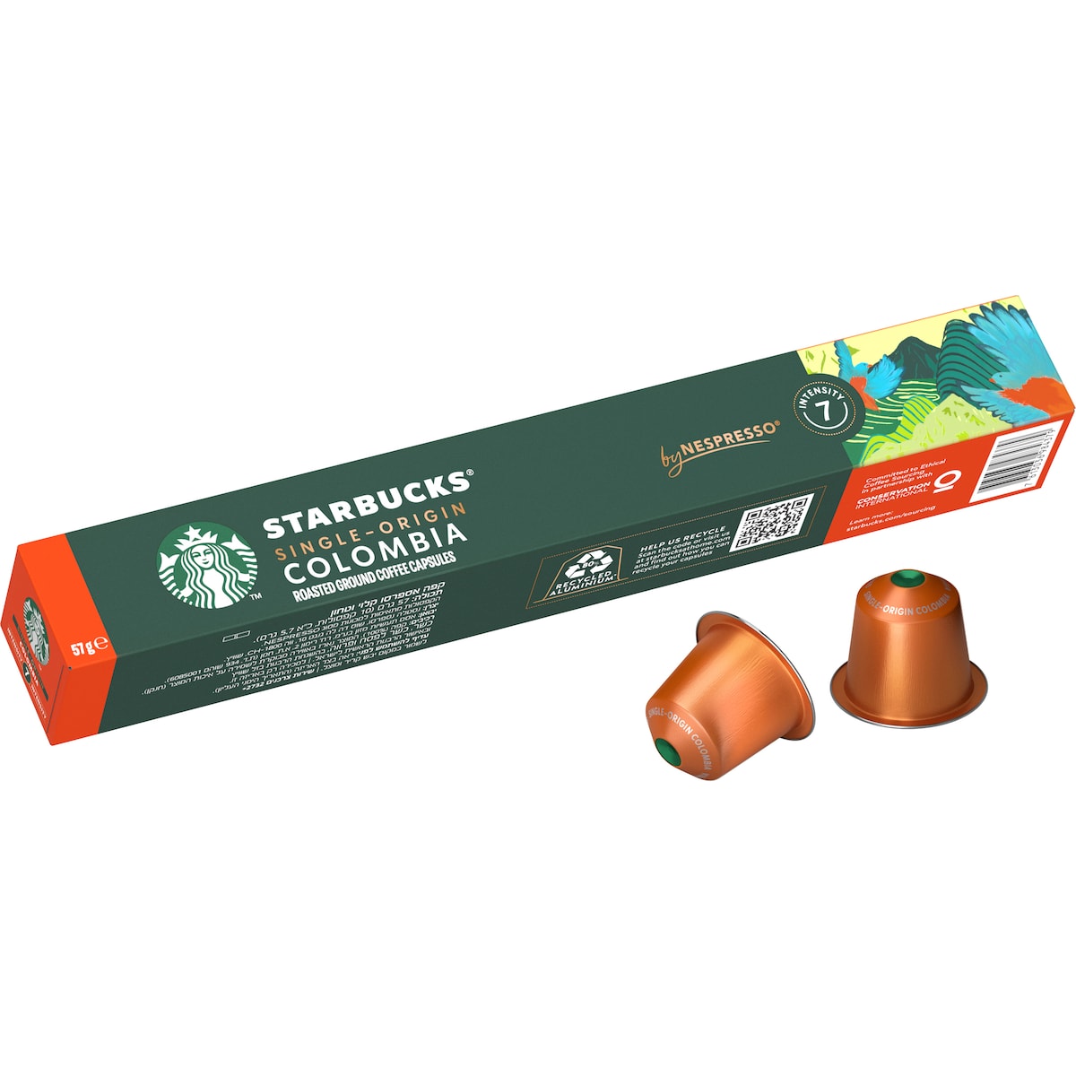 Starbucks By Nespresso Colombia Coffee Pods Single Origin 10 Pack