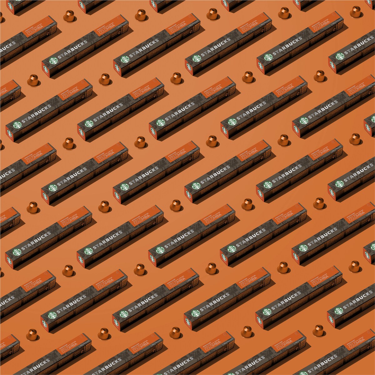 Starbucks by Nespresso Single Origin Colombia Coffee Pods Capsules 10 Pack