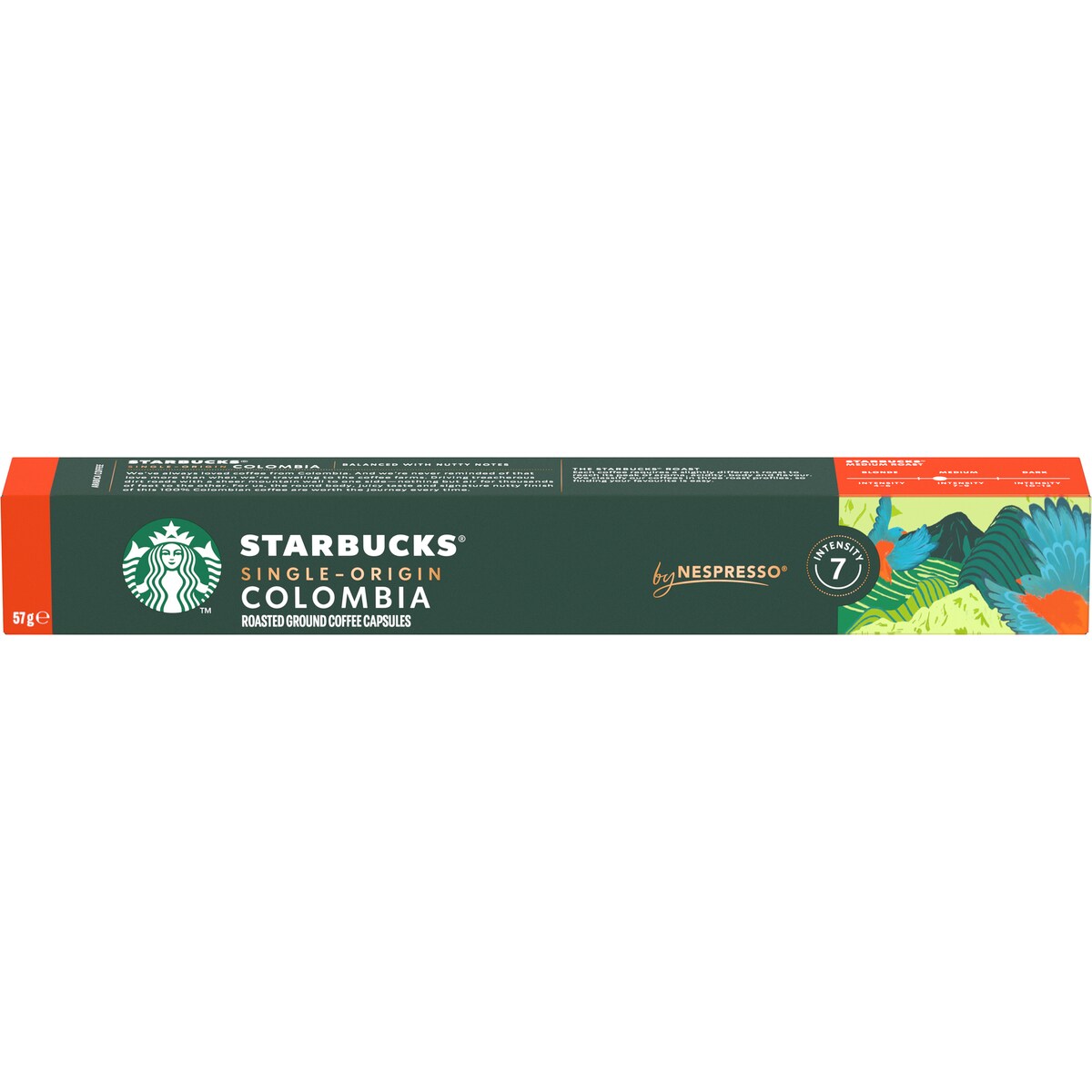 Starbucks by Nespresso Single Origin Colombia Coffee Pods Capsules 10 Pack