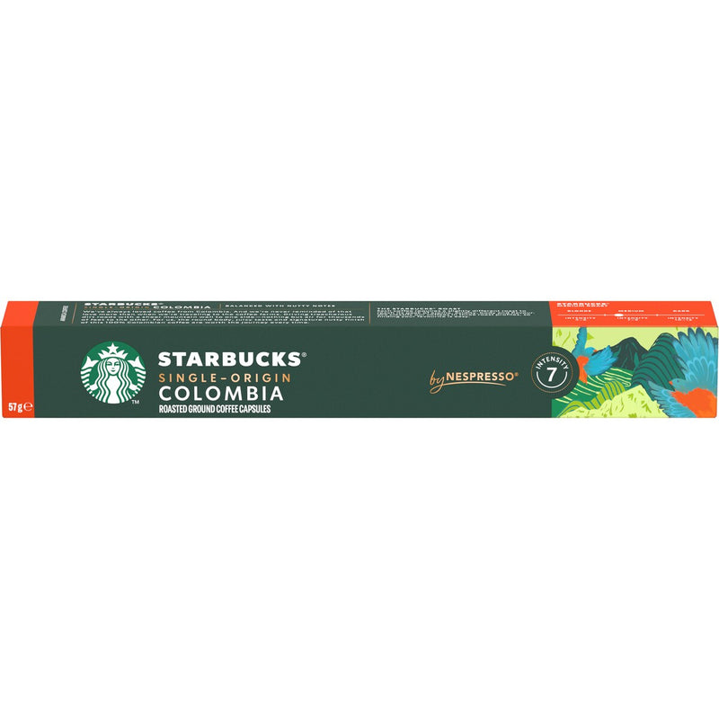 Starbucks by Nespresso Single Origin Colombia Coffee Pods Capsules 10 Pack