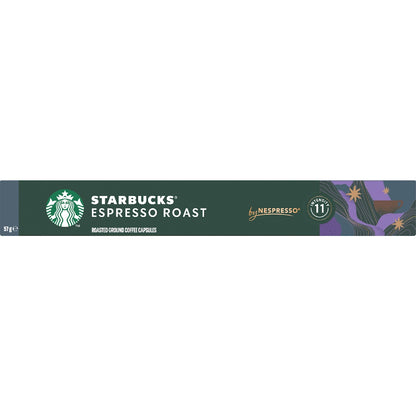 Starbucks By Nespresso Espresso Roast Coffee Pods 10 Pack