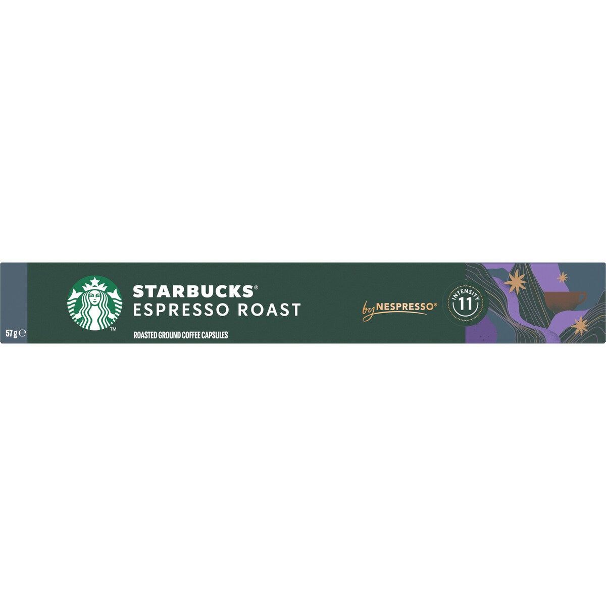 Starbucks by Nespresso Espresso Roast Coffee Pods Capsules 10 Pack