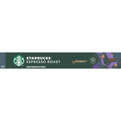 Starbucks by Nespresso Espresso Roast Coffee Pods Capsules 10 Pack
