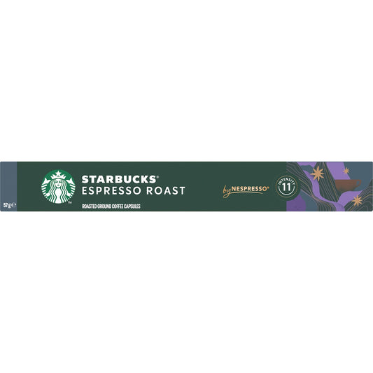Starbucks By Nespresso Espresso Roast Coffee Pods 10 Pack
