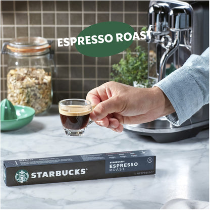 Starbucks By Nespresso Espresso Roast Coffee Pods 10 Pack