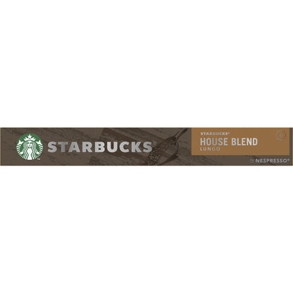 Starbucks By Nespresso House Blend Lungo Coffee Pods 10 Pack
