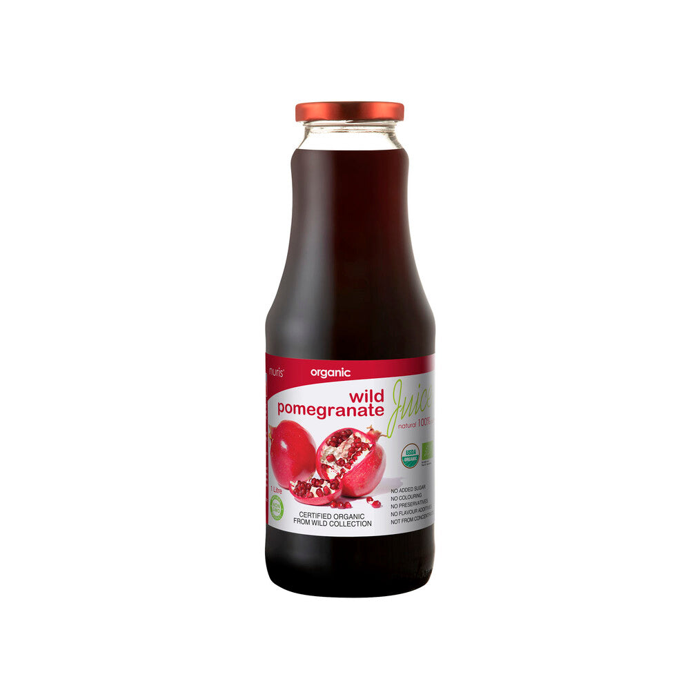 Nuris Organic Wild Pomegranate Juice Bottle - 1L