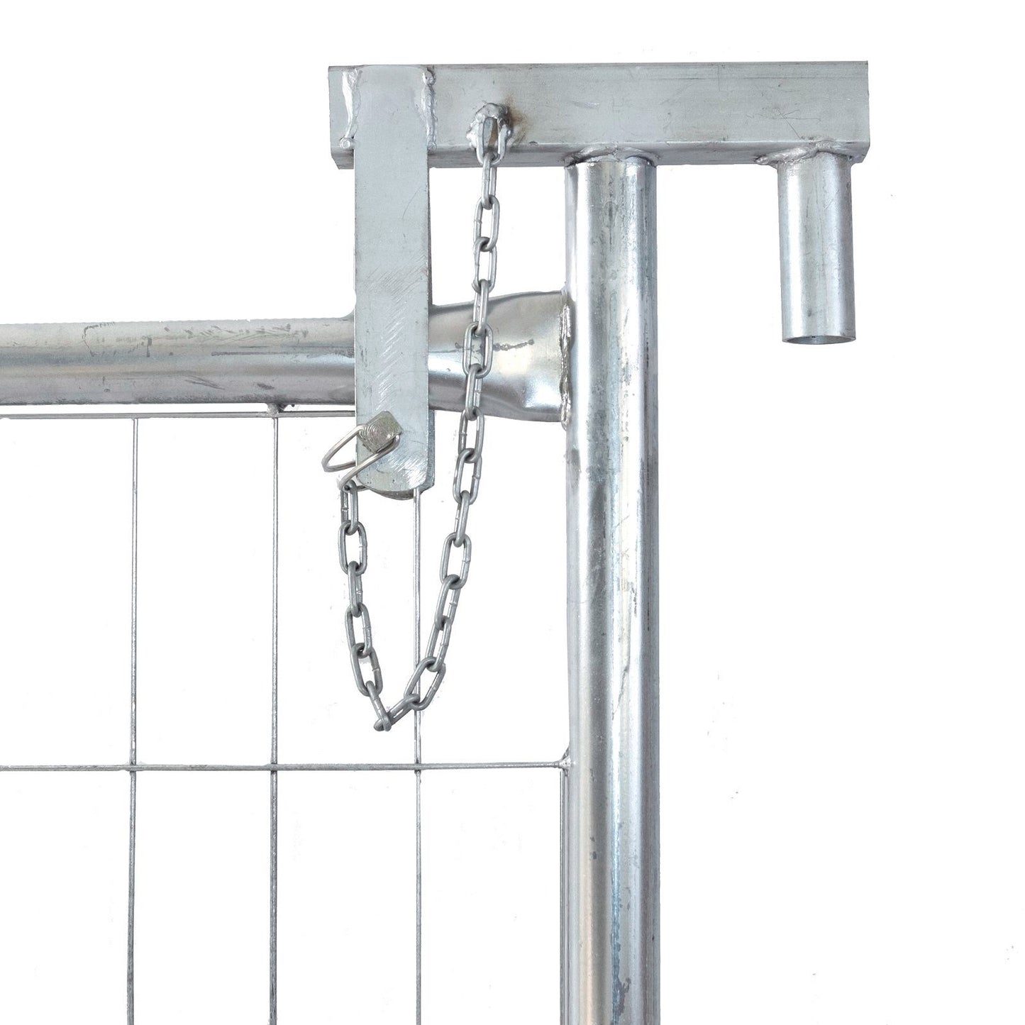 Rapidmesh Temporary Fence Hinge - 235 x 190 x 40mm - Silver