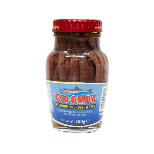 Colomba Fillets Of Anchovies In Sunflower Oil - 150g