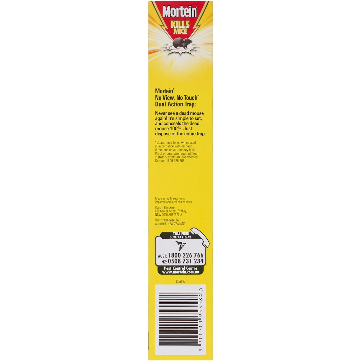 Mortein No View No Touch Mouse Cather 2 pack