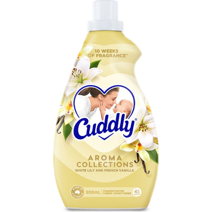 Cuddly Ultra Fabric Softener White Lily & French Vanilla 900ml