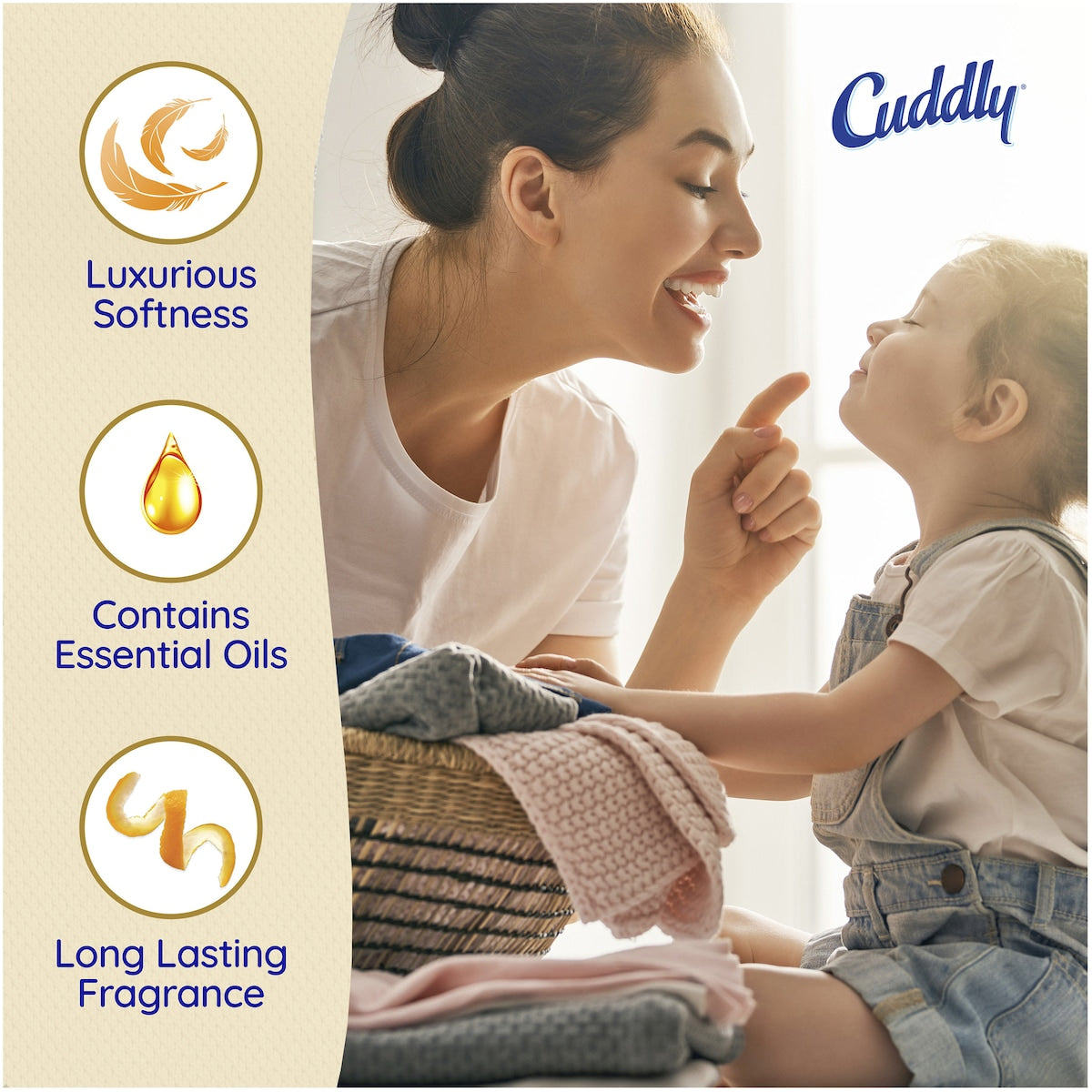 Cuddly Ultra Fabric Softener White Lily & French Vanilla 900ml