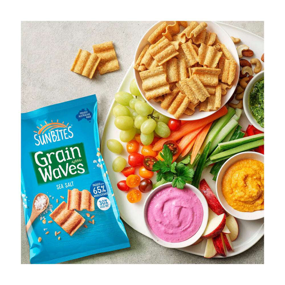 Sunbites Grain Waves Chips Sea Salt - 170g