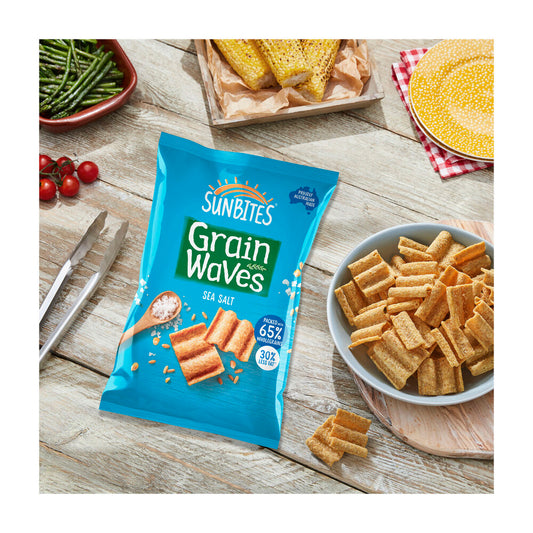 Sunbites Grain Waves Chips Sea Salt - 170g