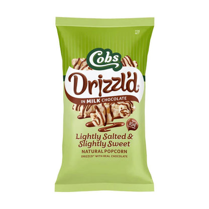 Cobs Drizzld Popcorn Sweet Milk Chocolate - 110g
